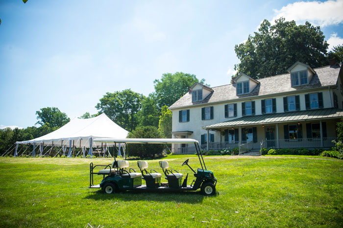 golf cart at springton manor farm
