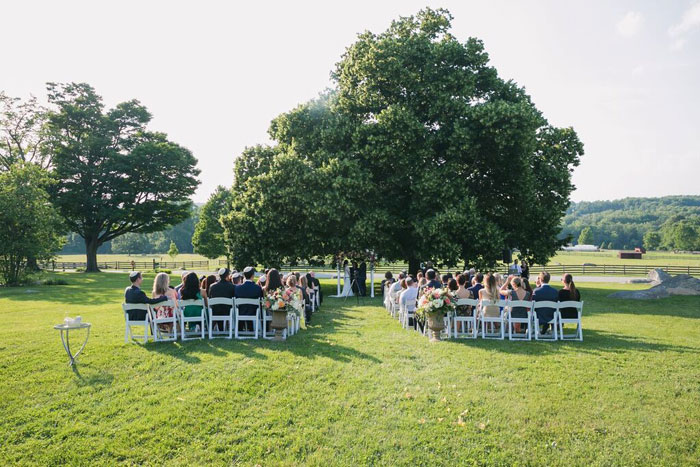 Outdoor Wedding at the Linden Tree