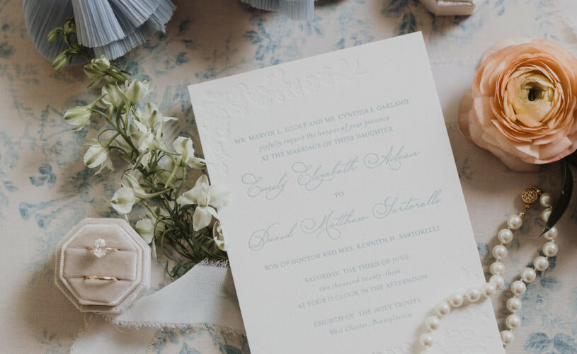 Invitation and details.