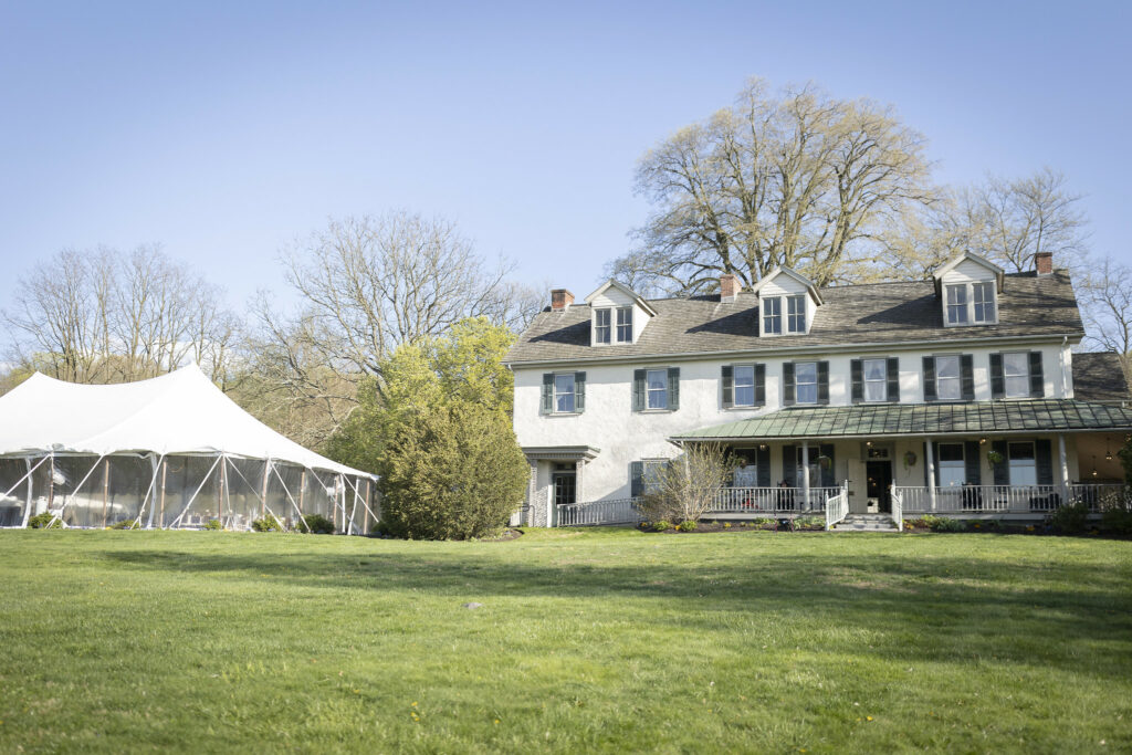 Springton Manor House and Tent.